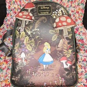 Loungefly Alice In Wonderland Mushroom Backpack